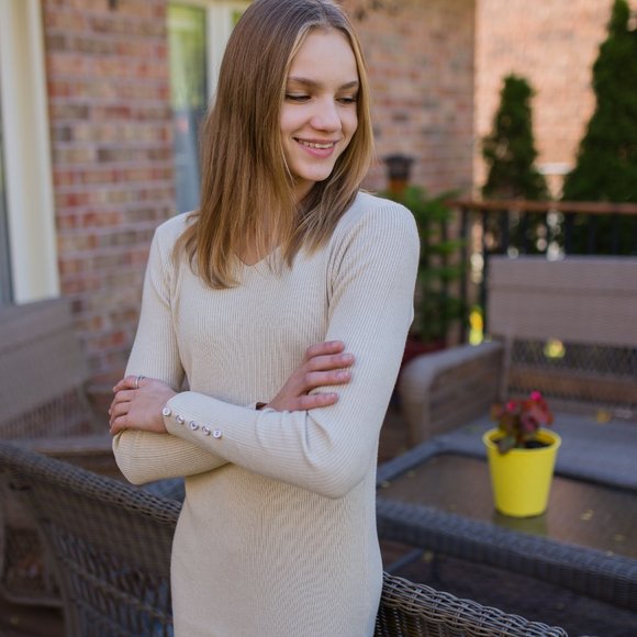 Long Wool Dress - Picture 10 of 15